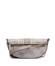 GUESS ERENIA Geantă de umăr convertibilă logo taupe închis - Genți femei - 2