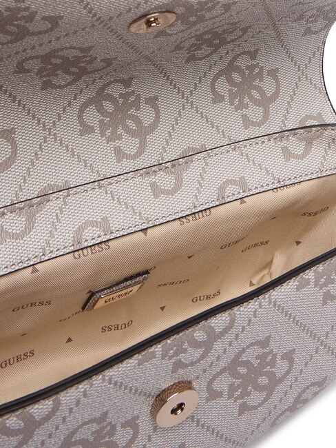 ERENIA Geantă de umăr convertibilă logo taupe închis - Genți femei