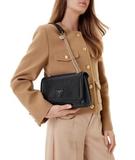 GUESS NOELLE 2 Geantă de umăr BLACK - Genți femei - 5