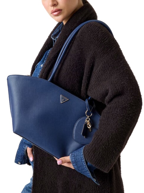 BOLENA Geantă de umăr cu pandantiv inimă miezul nopții - Genți femei