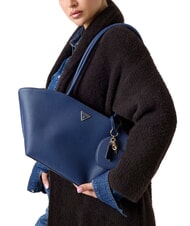 GUESS BOLENA Geantă de umăr cu pandantiv inimă miezul nopții - Genți femei - 4