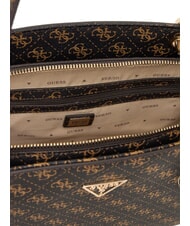 GUESS NOELLE 2 4G Geantă de cumpărături de umăr maro - Genți femei - 4