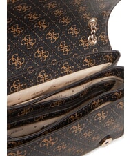 GUESS NOELLE 2 4G Geantă de umăr / geantă crossbody maro - Genți femei - 4