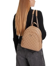 GUESS GIULLY 2 Rucsac matlasat BEIGE - Genți femei - 4