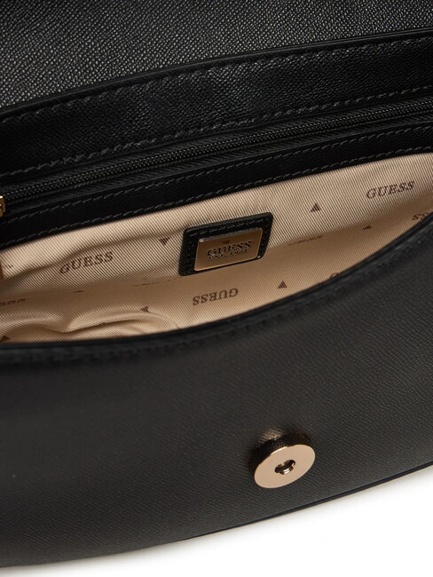 MIMINA Geantă de umăr cu clapă BLACK - Genți femei