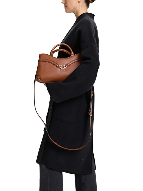 DEA Geantă de mână, cu curea de umăr COGNAC - Genți femei