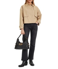 GUESS CAMDEN Geantă de umăr BLACK - Genți femei - 5