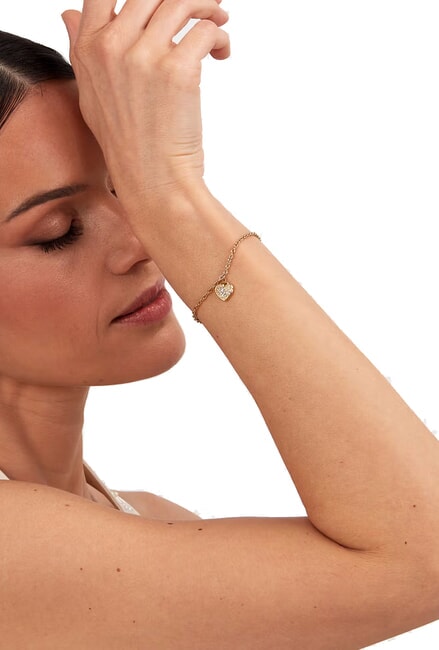 TALISMANI Brățară cu inimă aur - Brățări