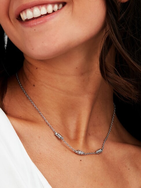 TORCHON Colier cu 3 torchonuri STEEL - Lănțișoare