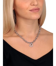 MORELLATO INCONTRI Colier cu inimă și cristale STEEL - Lănțișoare - 4