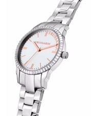 TRUSSARDI T-BENT Ceas cu funcție doar de timp STEEL - Ceasuri - 4