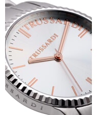 TRUSSARDI T-BENT Ceas cu funcție doar de timp STEEL - Ceasuri - 5