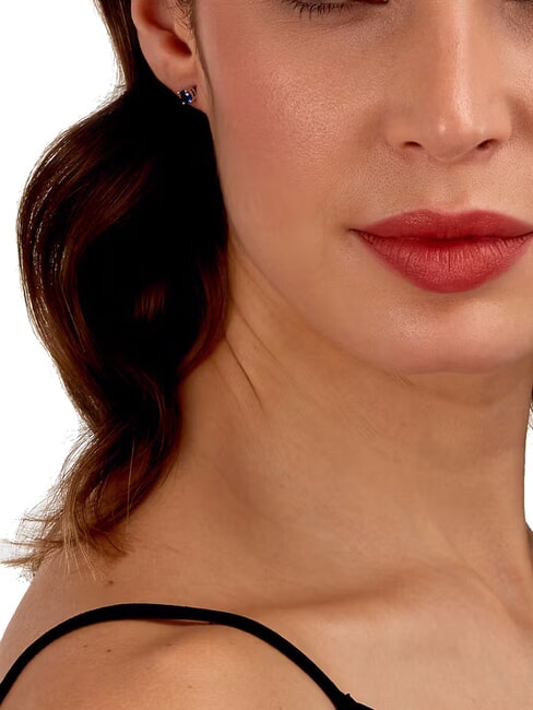 TESORI  Cercei de argint GRI - Cercei