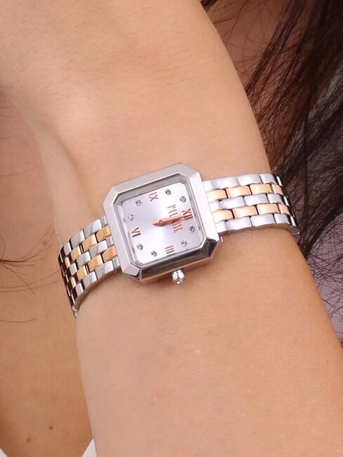 CORFU Ceas din oțel cu funcție de cronometrare două tonuri - Ceasuri