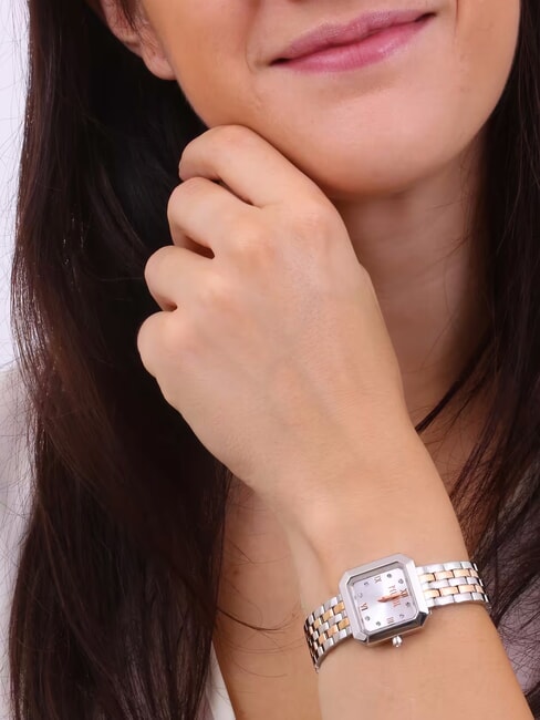 CORFU Ceas din oțel cu funcție de cronometrare două tonuri - Ceasuri