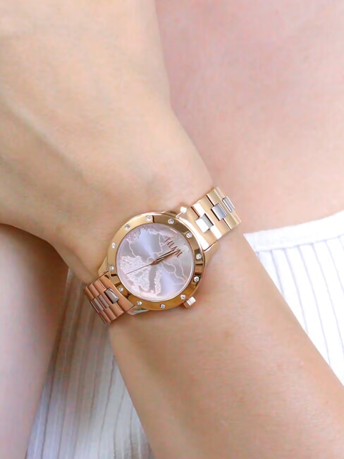 MOOREA Ceas din oțel cu funcție de cronometrare rosš - Ceasuri