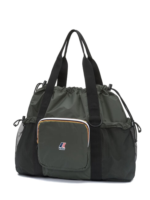 LE VRAI 4.0 JEANETTE Geantă de umăr pliabilă verde negricios - Genți femei