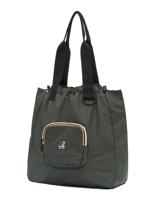 LE VRAI 4.0 VICTORINE Geantă de cumpărături pliabilă de umăr verde negricios - Genți femei