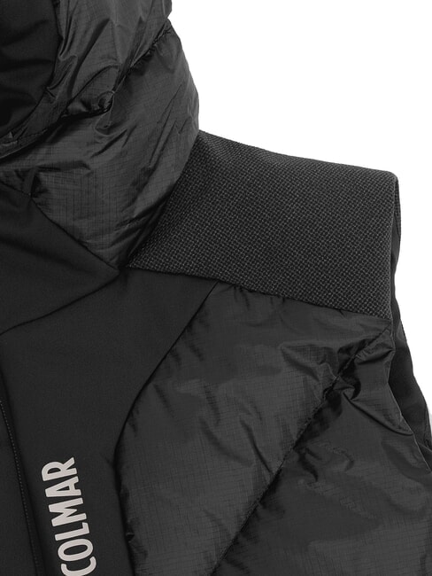 SCI MAGNETIC Vestă căptușită cu glugă negru - Jachete fără mâneci pentru bărbați