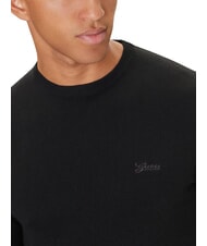 GUESS DANIEL Pulover cu guler rotund jetbla - Pulovere pentru bărbați - 3