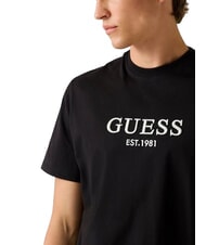 GUESS EMBROIDERY Tricou din bumbac jetbla - tricou - 3