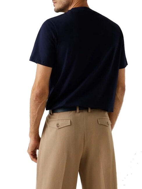 EMBROIDERY Tricou din bumbac smartblue - tricou