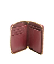 FRANCESCO BIASIA EDA Portofel mediu din piele cu fermoar - Portofele femei