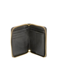 BIASIA EDA Portofel mediu din piele cu fermoar negru - Portofele femei - 2