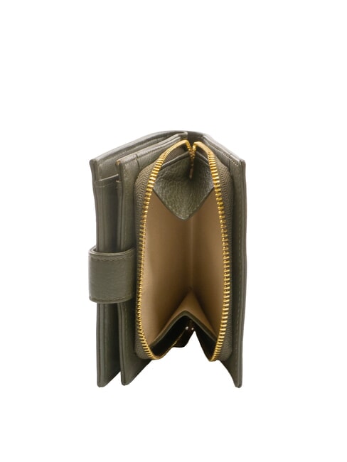 EDA Portofel compact din piele muşchi - Portofele femei