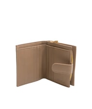 BIASIA EDA Portofel compact din piele taupe - Portofele femei - 2