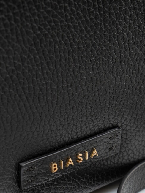 CRUSH Geantă de mână din piele cu curea de umăr negru - Genți femei