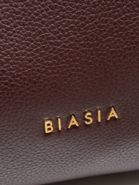 WEAVE SMALL Geantă de umăr, cu curea de umăr prună uscată - Genți femei