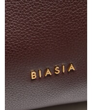 BIASIA WEAVE SMALL Geantă de umăr, cu curea de umăr prună uscată - Genți femei - 4