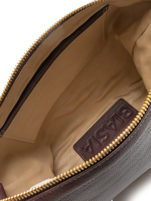 WEAVE SMALL Geantă de umăr, cu curea de umăr prună uscată - Genți femei