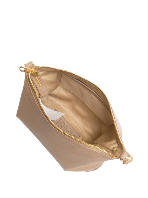 WEAVE SMALL Geantă de umăr, cu curea de umăr taupe - Genți femei