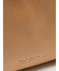 BIASIA WEAVE Geantă hobo din piele cămilă - Genți femei - 3