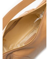 BIASIA WEAVE Geantă hobo din piele cămilă - Genți femei - 5