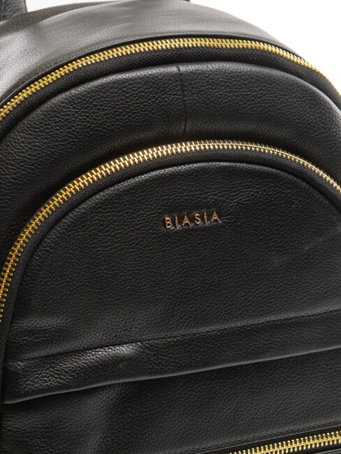 NOVEAU Rucsac rotund din piele negru - Genți femei