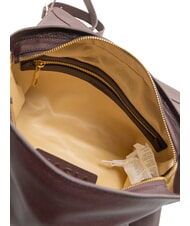 BIASIA NOVEAU Geantă de umăr din piele cu clapă prună uscată - Genți femei - 5