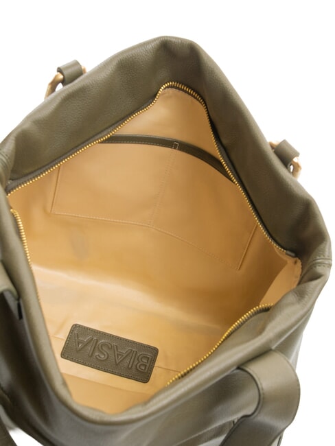 NOVEAU Geantă de umăr din piele muşchi - Genți femei