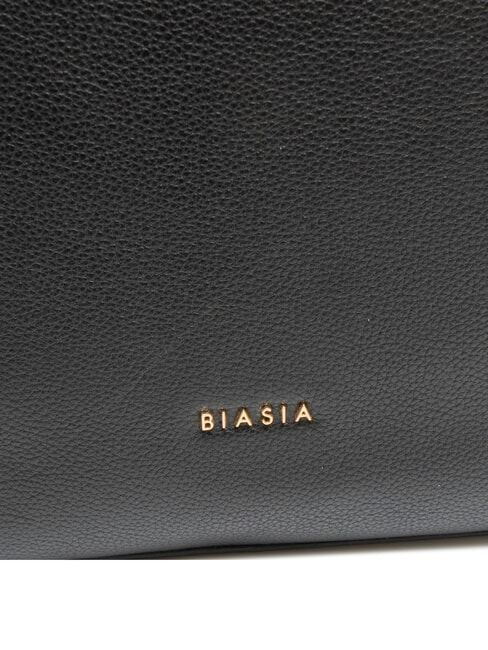 NOVEAU Geantă de umăr din piele negru - Genți femei