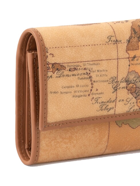 GEO CLASSIC Portofel mediu cu două pliuri NATURAL - Portofele femei