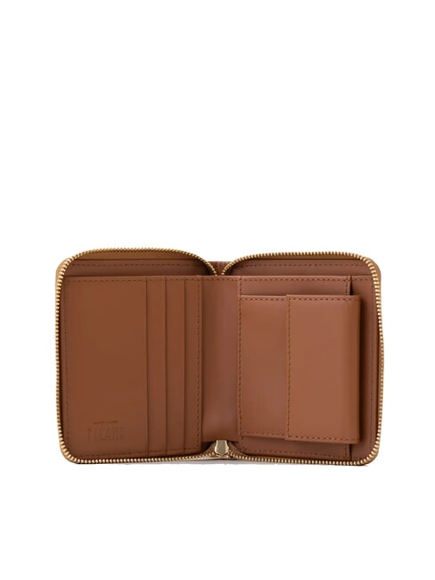 GEO CLASSIC Portofel mic cu fermoar NATURAL - Portofele femei