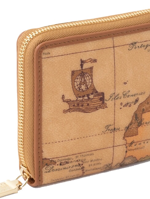 GEO CLASSIC Portofel mic cu fermoar NATURAL - Portofele femei