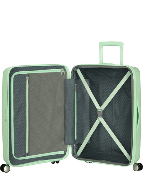 SOUNDBOX SPINNER Troller mediu, extensibil verde pastel - Trolere rigide