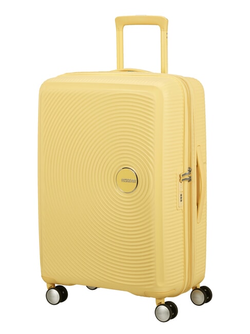 SOUNDBOX SPINNER Troller mediu, extensibil galben pastel - Trolere rigide