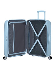 AMERICAN TOURISTER SOUNDBOX SPINNER Troller mediu, extensibil PASTEL ALbastru - Trolere rigide - 2