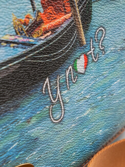 YESBAG Geantă de umăr cu clapă canal - Genți femei