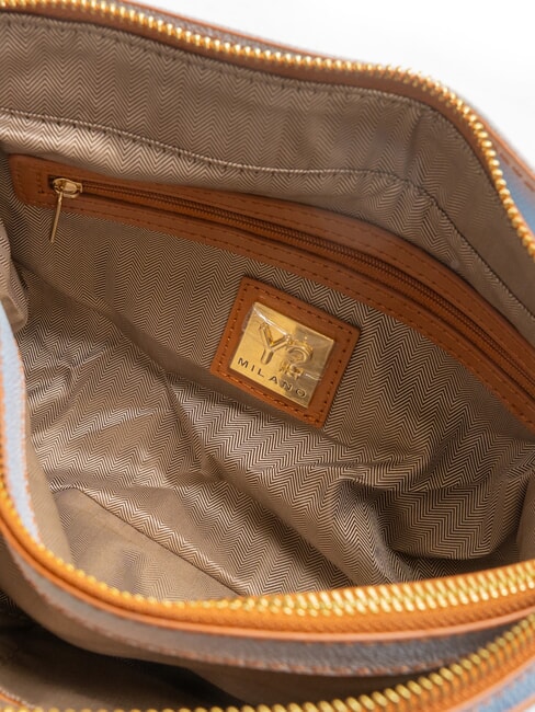 YESBAG Geantă de umăr cu clapă canal - Genți femei