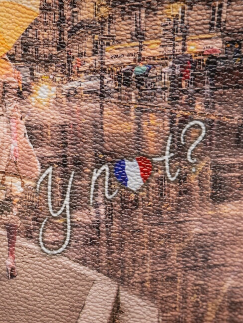 YESBAG Geantă de umăr Metroul din Paris - Genți femei